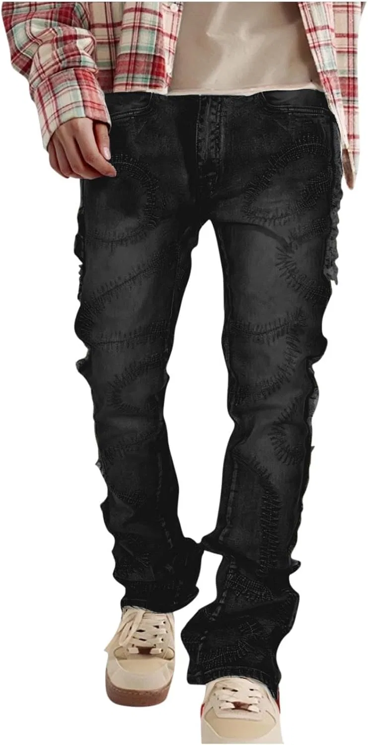 Джинсы свободные, Vintage, Denim, Black
