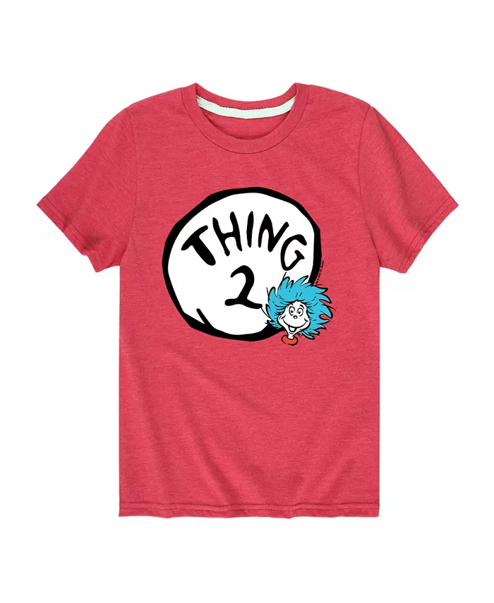 

Футболка с принтом Big Boys Thing 2 Dr. Seuss, красный