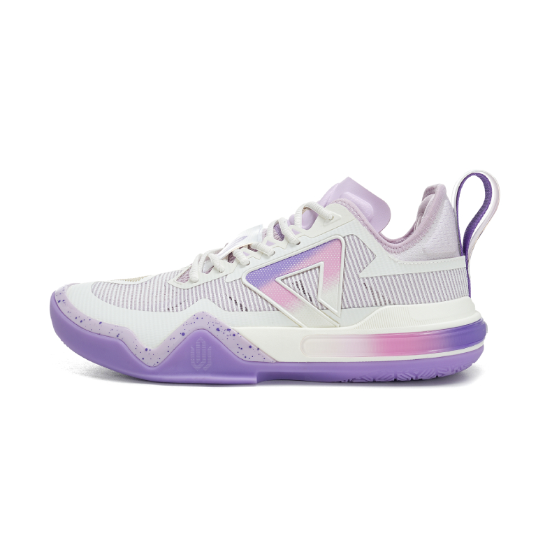 Баскетбольные кроссовки Wiggins AW1 мужские низкие Rainbow Rhythm Purple PEAK — фото 2