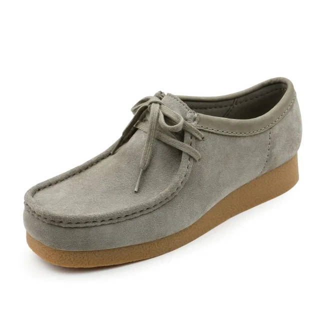 Мужские серые повседневные ботинки Wallabee Evo от Clarks