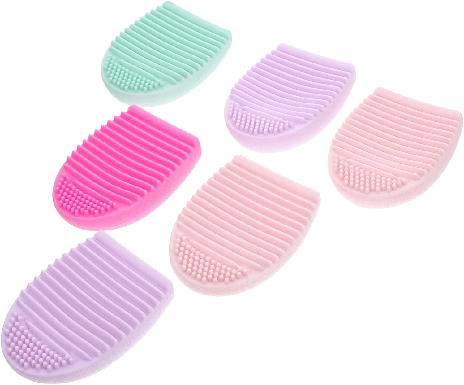 Набор для очистки кистей Silicone Brush Cleaner, 6 шт, KAILIKETIY