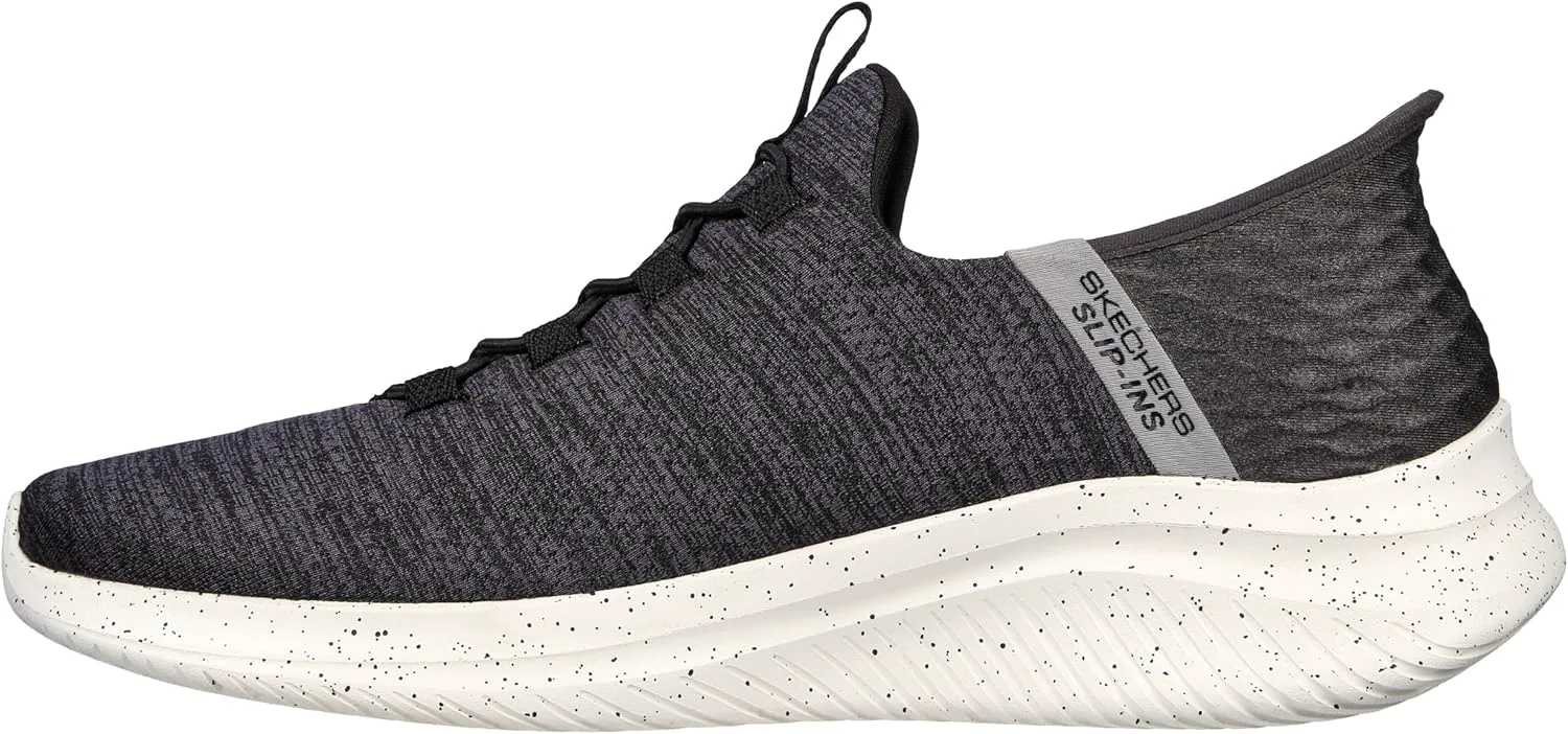 Мужские кроссовки Skechers Ultra Flex 3.0 с мгновенной посадкой без застежек, черный — фото 3
