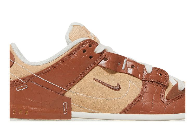 Кроссовки Nike Wmns Dunk Low Disrupt 2, Brown Crocodile — фото 2