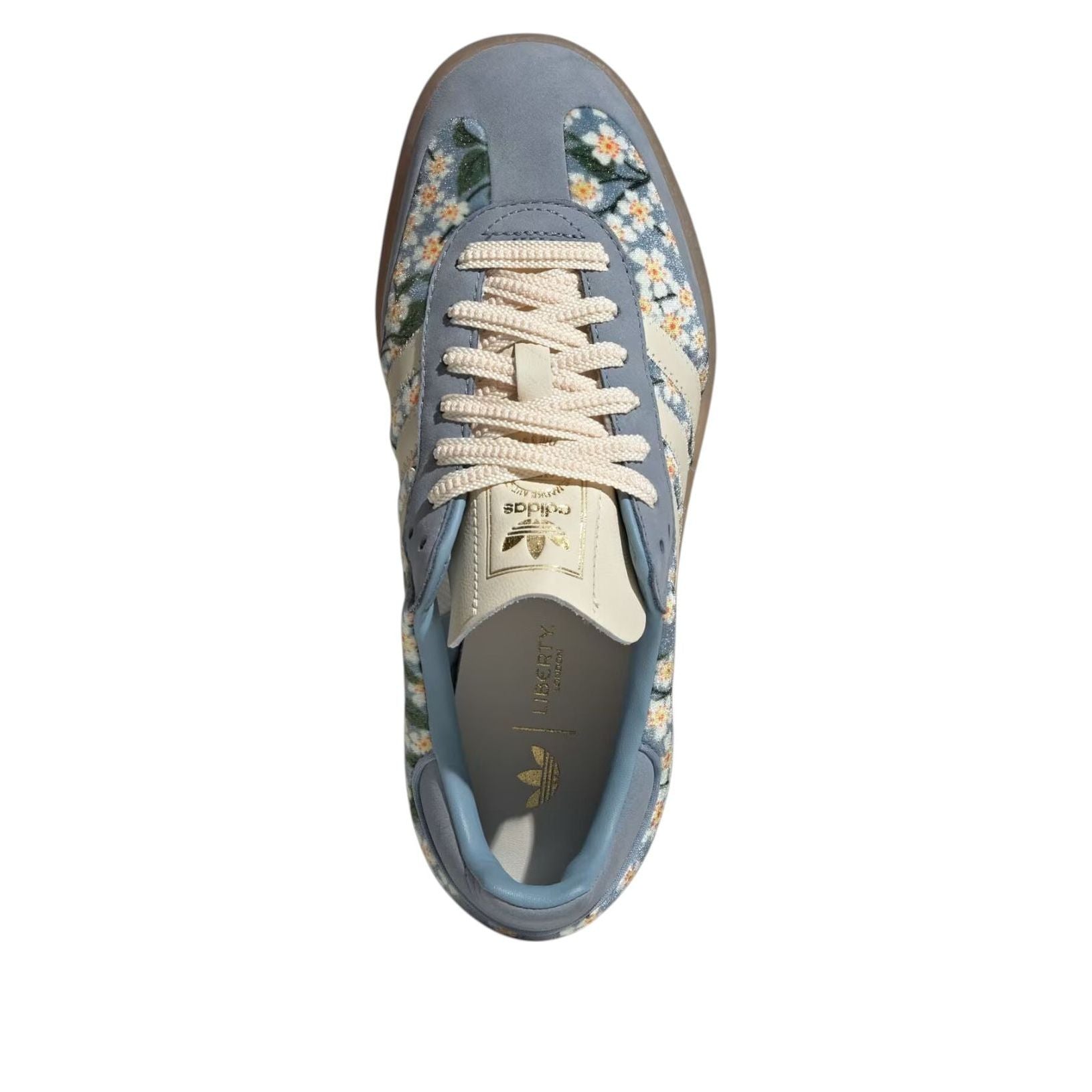 Кроссовки (WMNS) adidas x Liberty London Sambae 'Blue Cream White' — фото 4