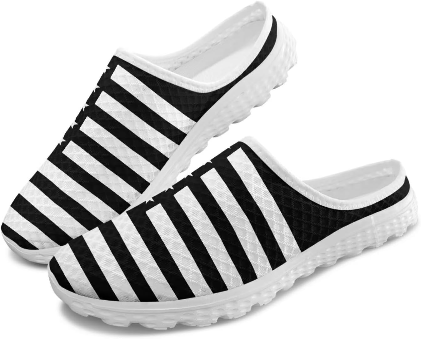 

Женские легкие тапочки с сетчатым верхом и закрытым носком, удобные для ленивого ношения, модные кроссовки для прогулок Tomeusey, черный