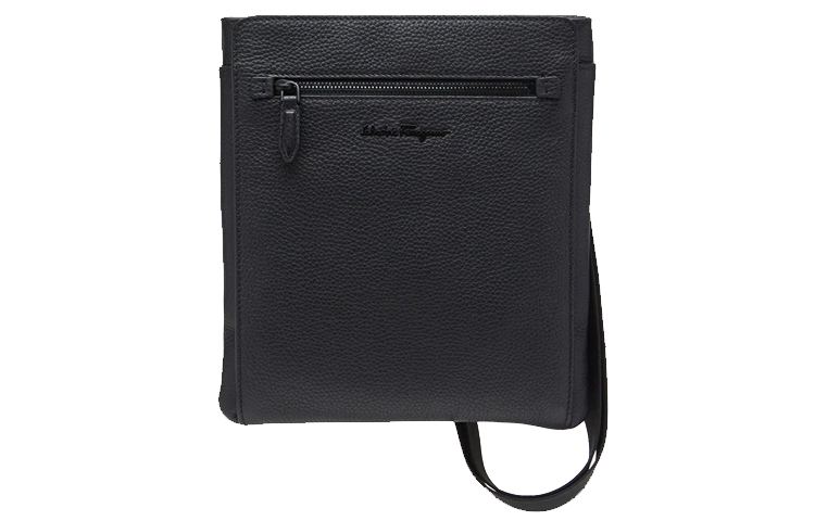 

Ferragamo Кожаная сумка через плечо мужская черная