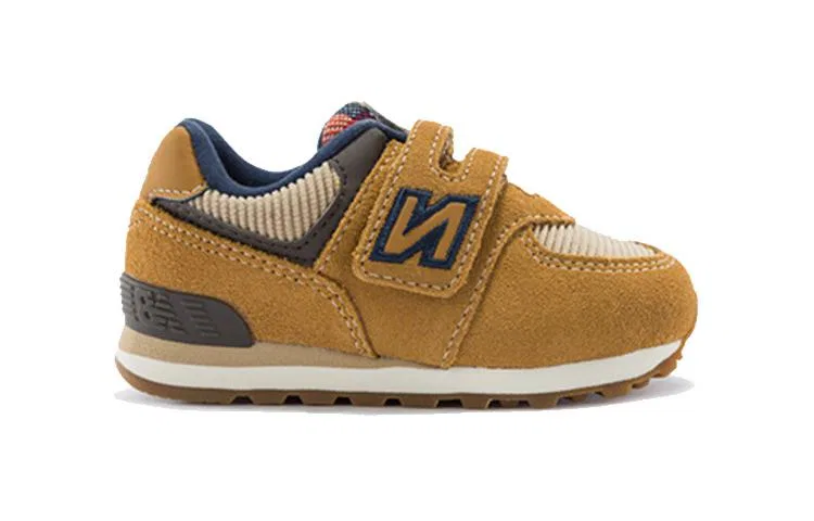 Кроссовки для малышей 574 Wide New Balance Коричневые — фото 3