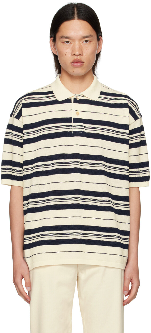 

Поло в полоску Off-White nanamica