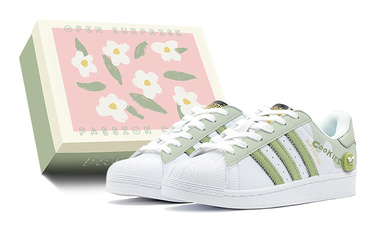 

Adidas originals Superstar Обувь для скейтбординга унисекс, желто-зеленый