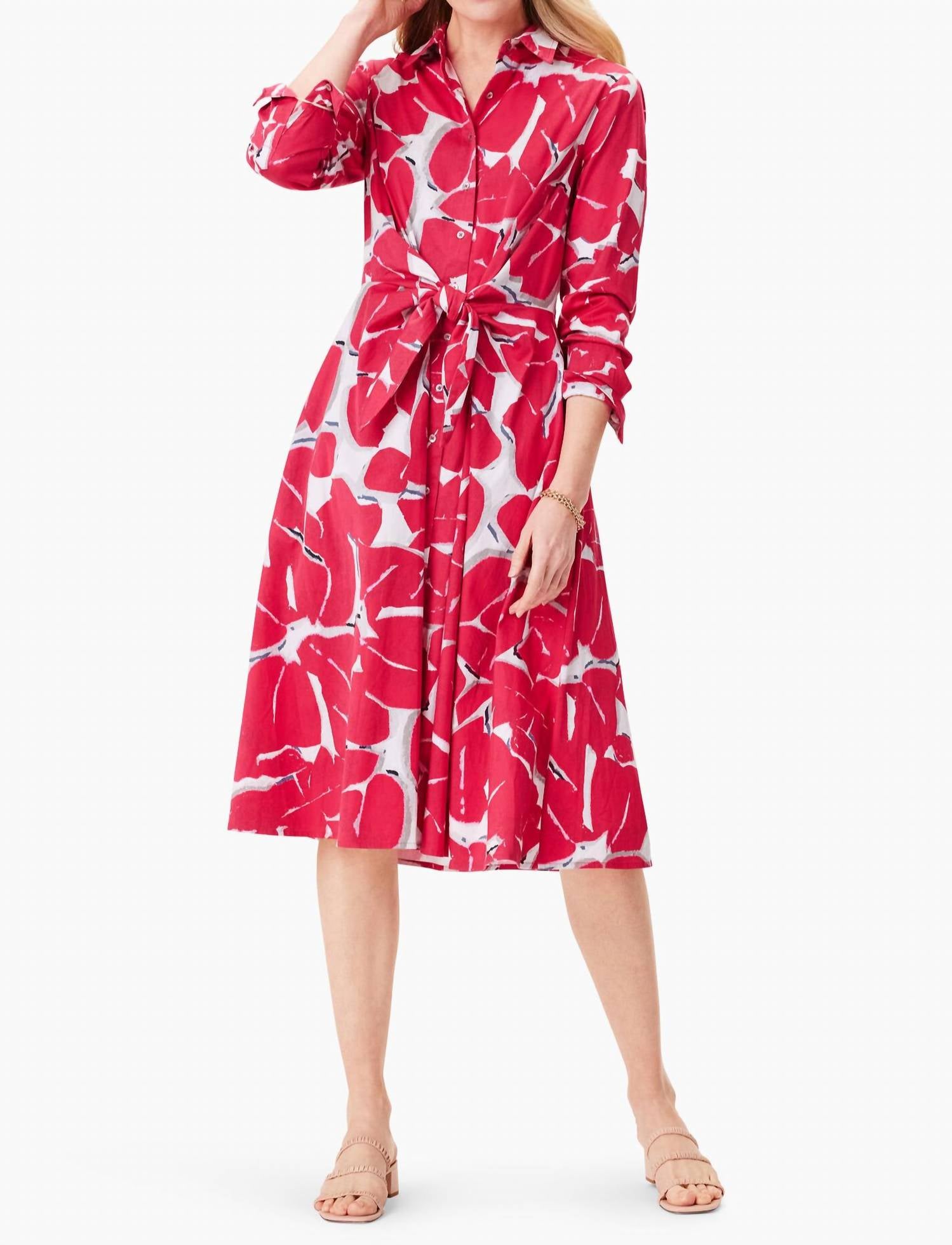 

Платье Jessie Bold Petals в красном цвете Multi Nic + Zoe