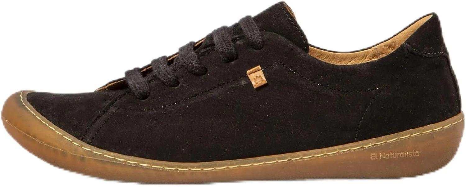 Кроссовки мужские/женские El Naturalista N5770 Nobuck Lavado Black/Pavikan Black, черный