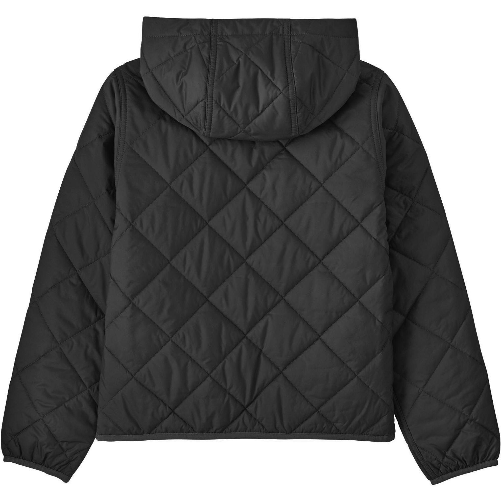 Детская стеганая толстовка с ромбовидным узором Patagonia, Black — фото 2