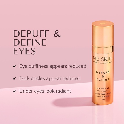 Сыворотка для контура глаз Mz Skin Depuff & Define Contouring Eye Rescue Anti-Ageing Serum Vegan Mz Skin By Maryam Zamani Md — фото 3
