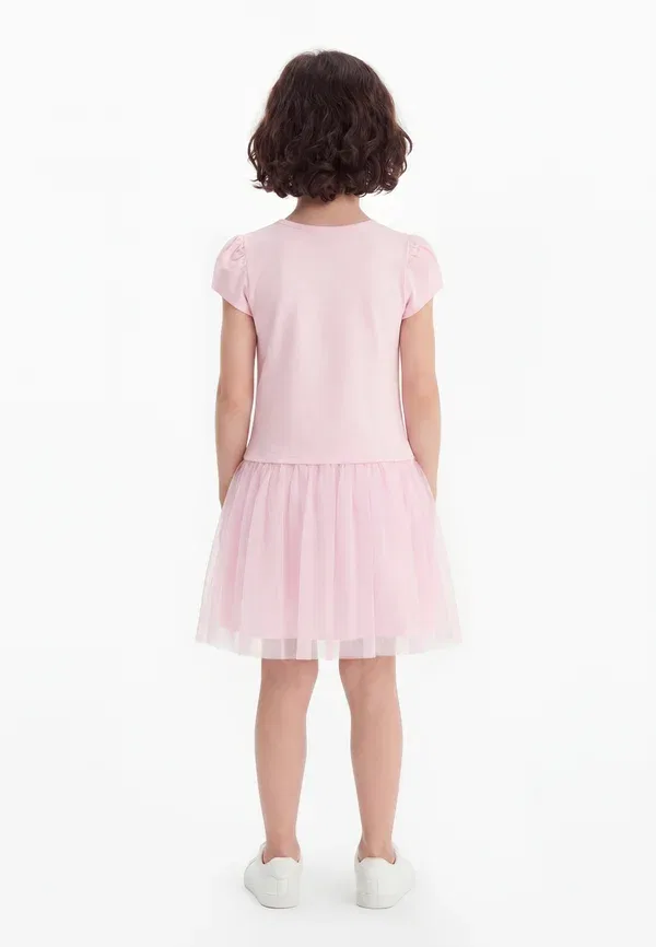 Платье Nmfmemma frozen dress day dress Name It, нежно-розовый — фото 2