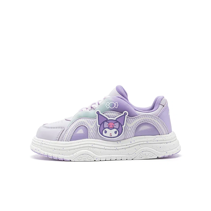Кроссовки Hello Kitty износостойкие, с эффектом пружинистости, дышащие, легкие, амортизирующие, на платформе Sanrio, Purple