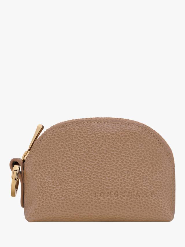 

Кошелек для мелочи из кожи Foulonne Longchamp, Biscuit