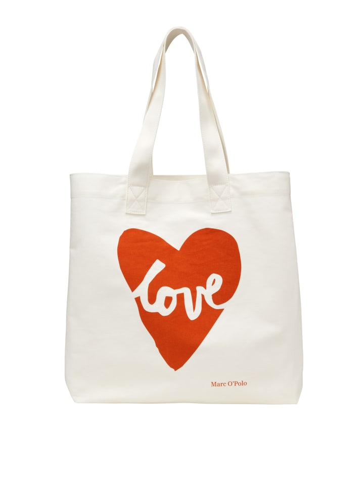 

Сумка шоппер Marc O'Polo, цвет white/heart