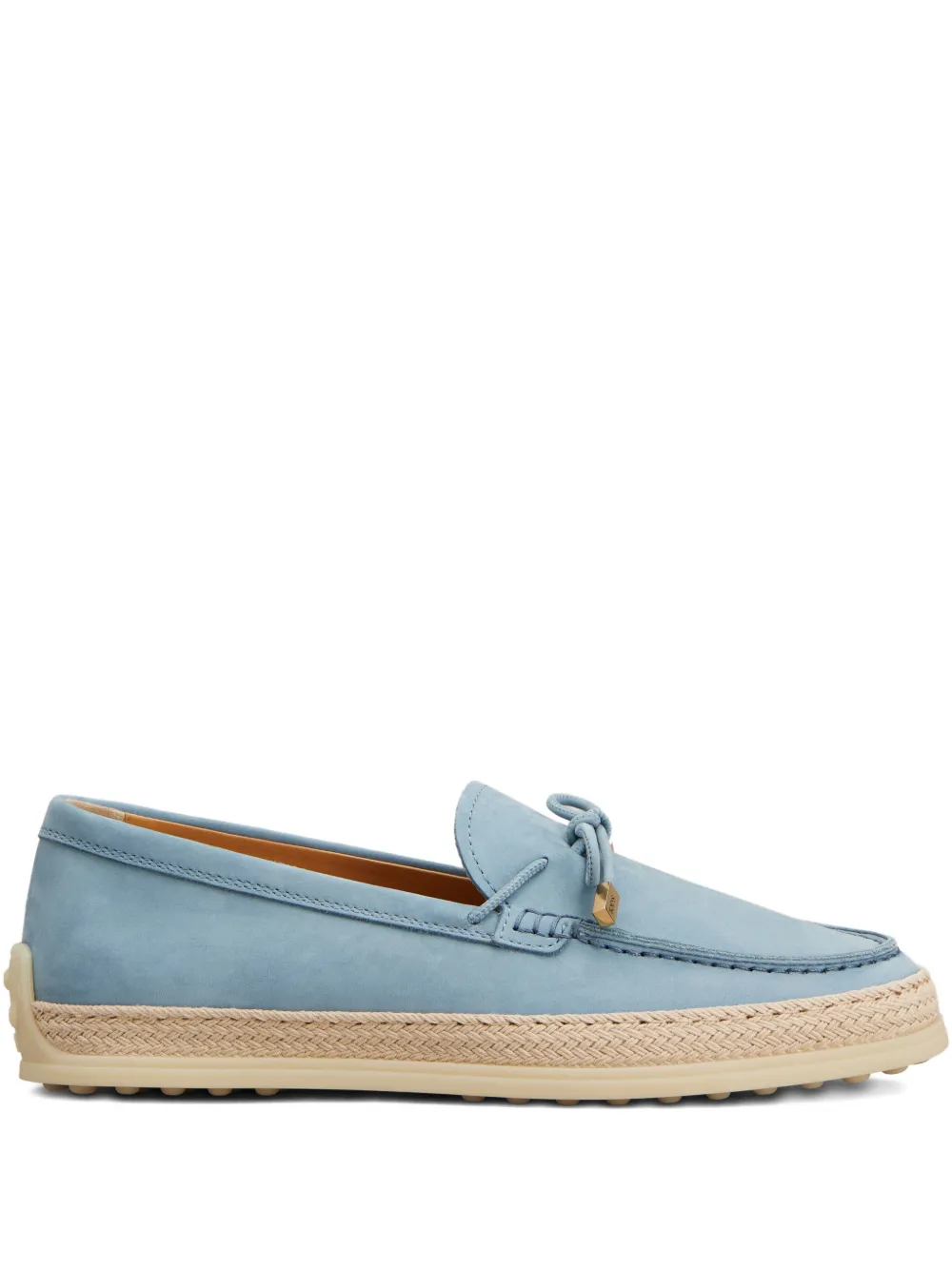 Лоферы с плетеными вставками Tod'S, синий