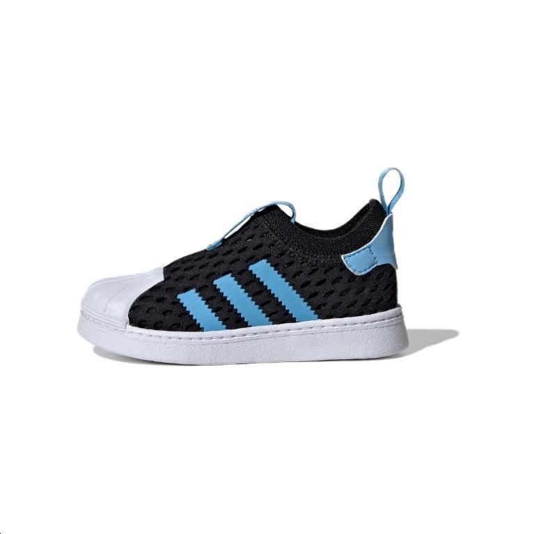 

Кроссовки для малышей adidas originals Superstar Series TD, Black/Blue/White