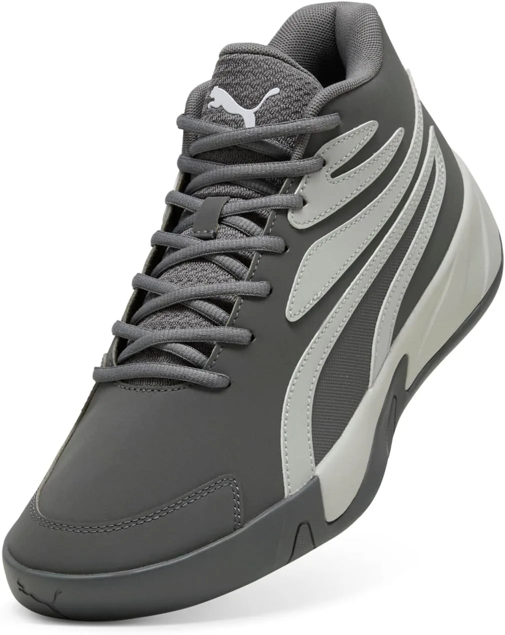 Мужские баскетбольные кроссовки Puma Court Pro, серебряный — фото 4