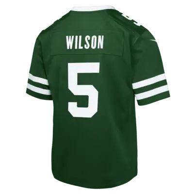 Джерси Nike Garrett Wilson New York Jets, зеленый — фото 2