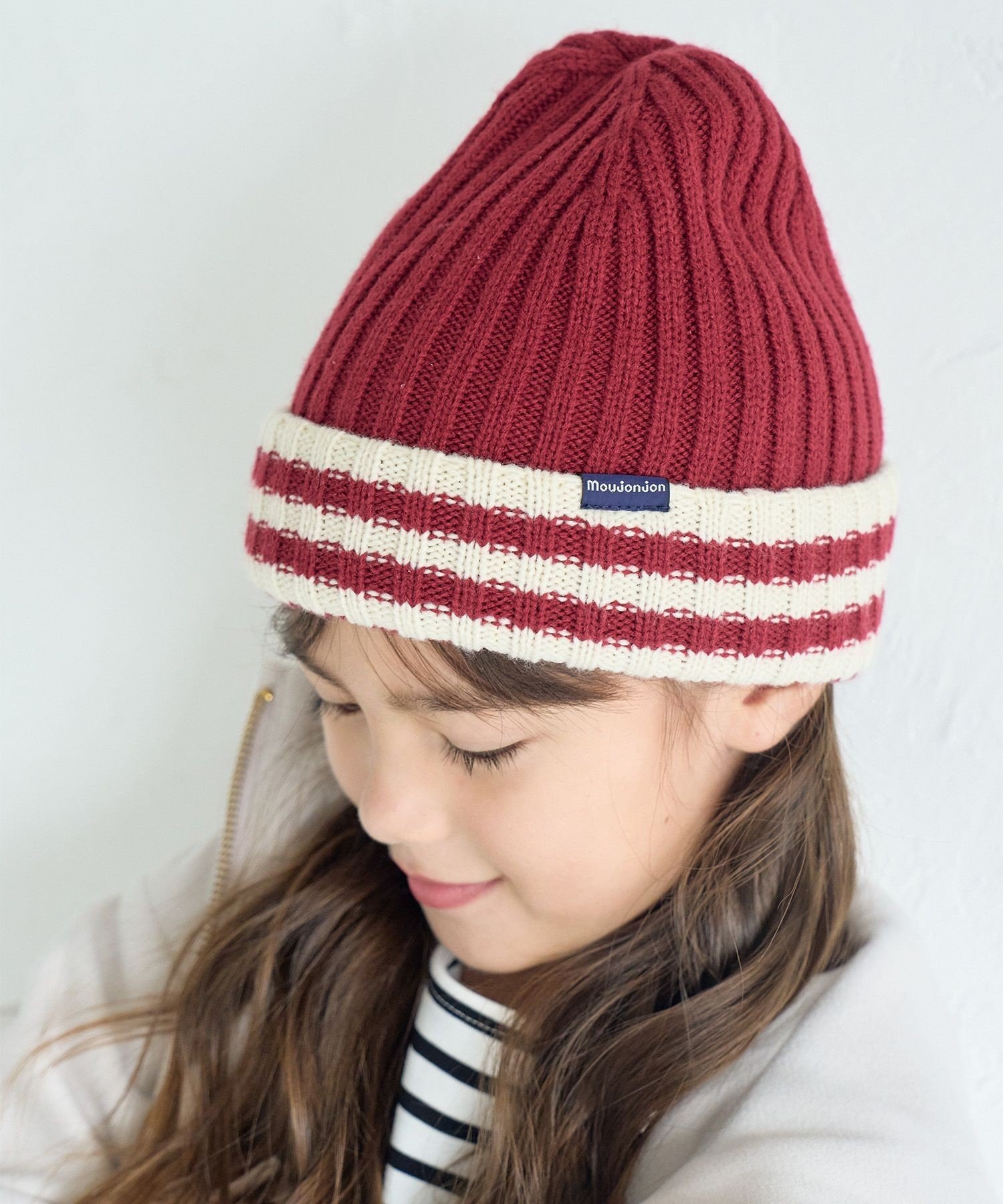 Полосатые вязаные часы ROPE' PICNIC KIDS, Red (60)