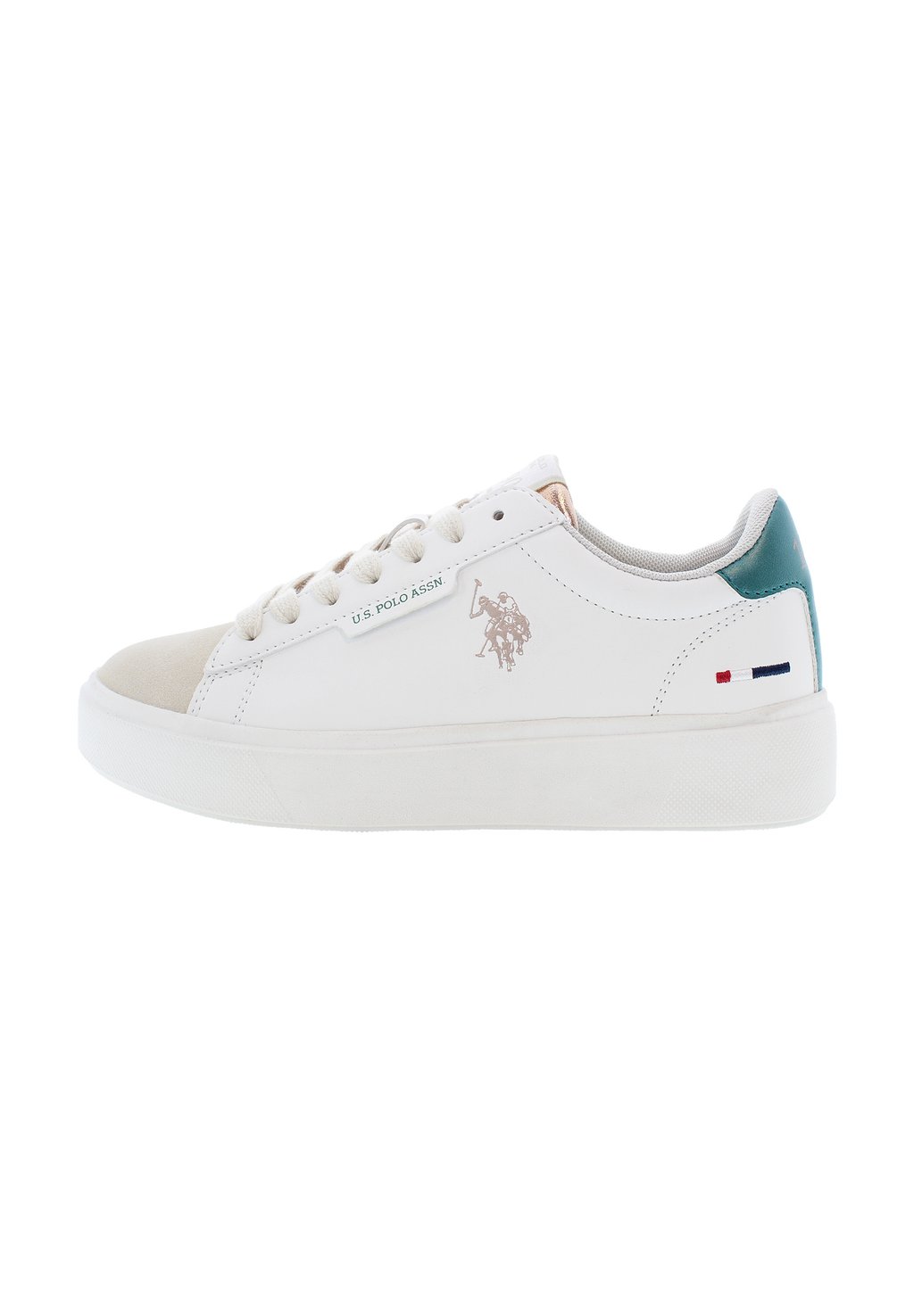 

Низкие кроссовки Ashley U.S. Polo Assn., цвет bianco turchese