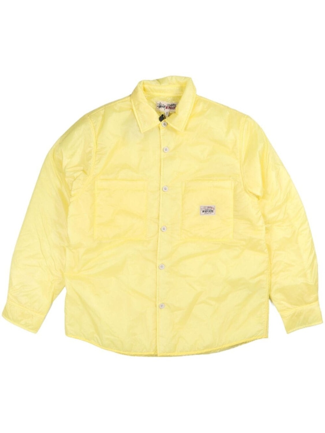 

Stüssy куртка-рубашка с логотипом, желтый
