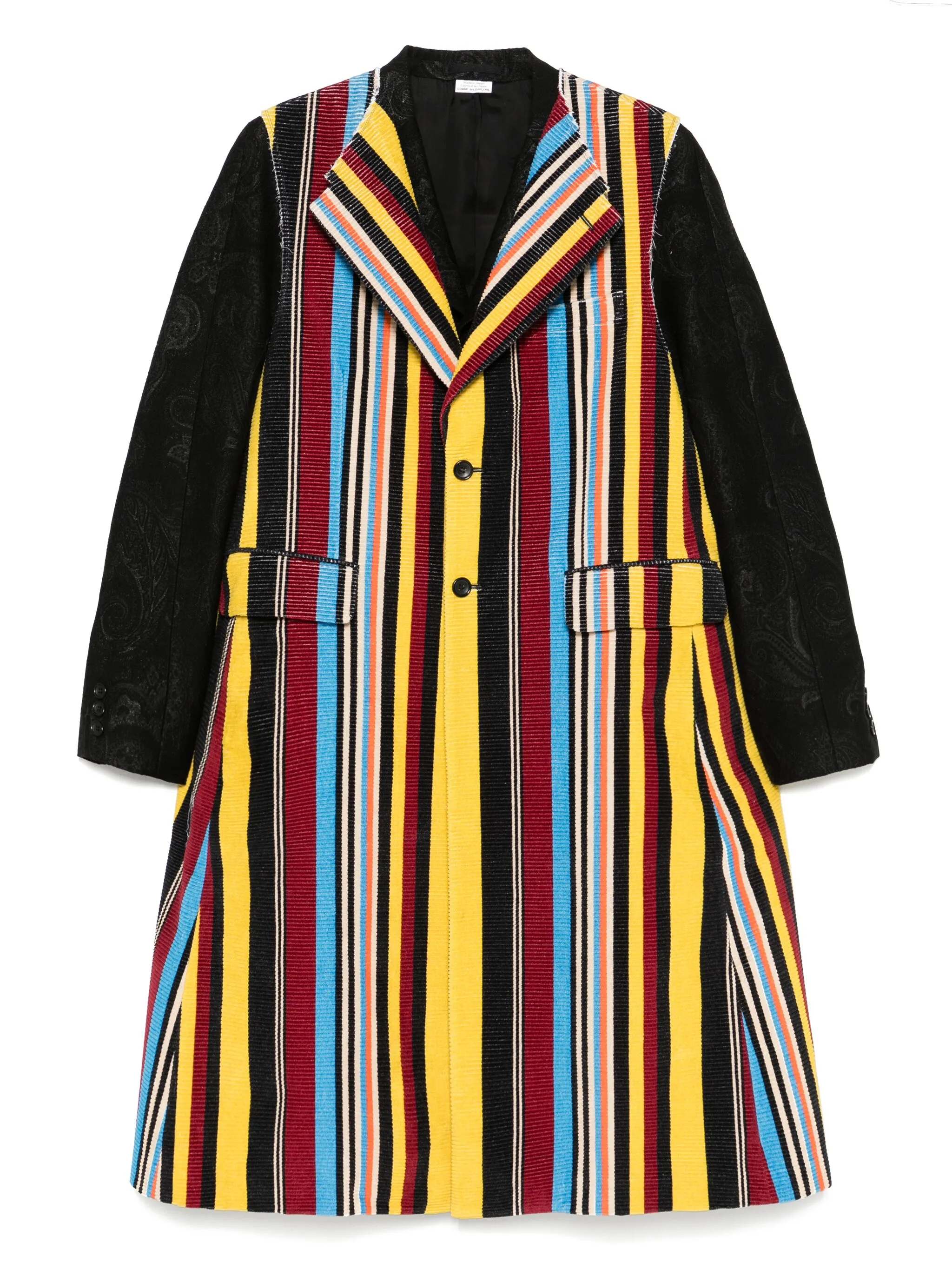 

Пальто в полоску Comme Des Garçons Homme Plus, черный