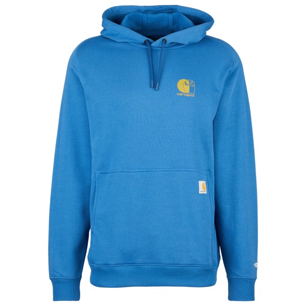 

Толстовка с фирменным логотипом - худи Carhartt, синий
