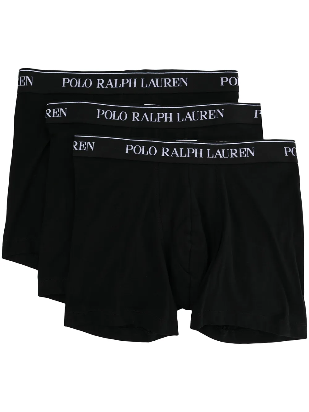 

Комплект из трех боксеров с логотипом POLO RALPH LAUREN, черный