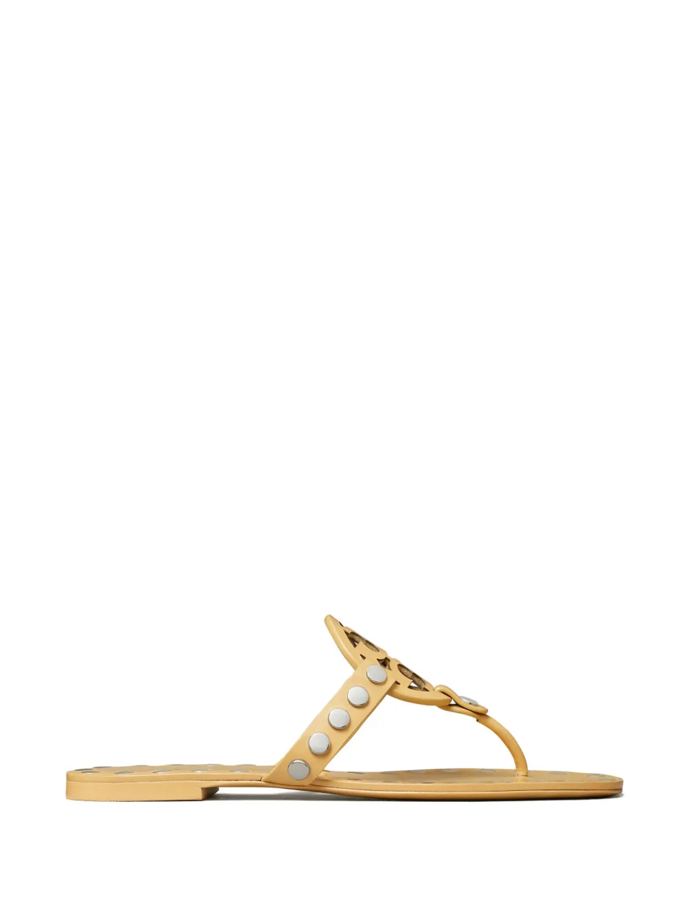Сандалии Miller с заклепками Tory Burch, желтый