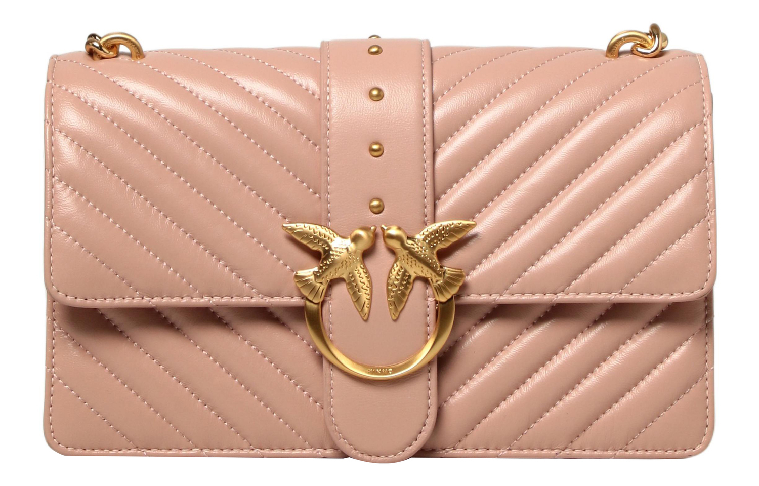 

PINKO Сумка-кроссбоди через плечо из коровьей кожи ласточка, средняя, женская, розовая