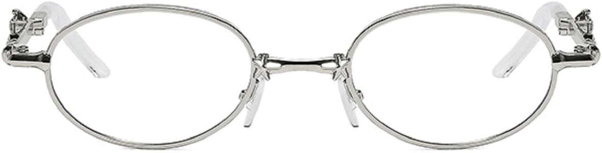 

Ретро-солнцезащитные очки маленького овального размера с бриллиантами и стразами для женщин и мужчин, винтажный стиль 90-х, модные металлические солнцезащитные очки для женщин mincl, C7