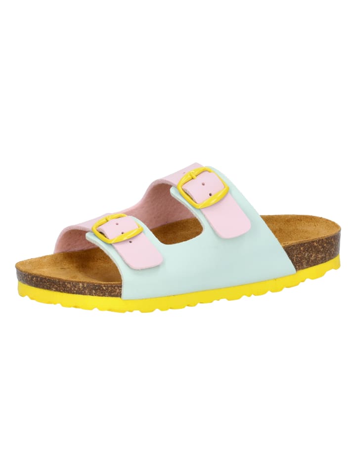 

Lico Розовые цветные детские тапочки «Bioline»