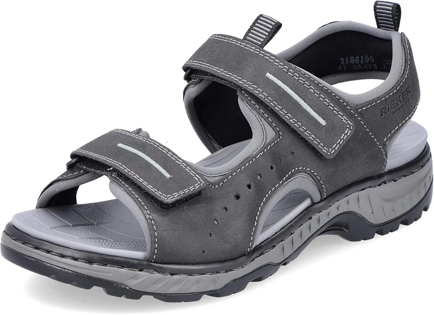 Мужские сандалии Rieker 21861, Мужские сандалии, Grey Combi 00