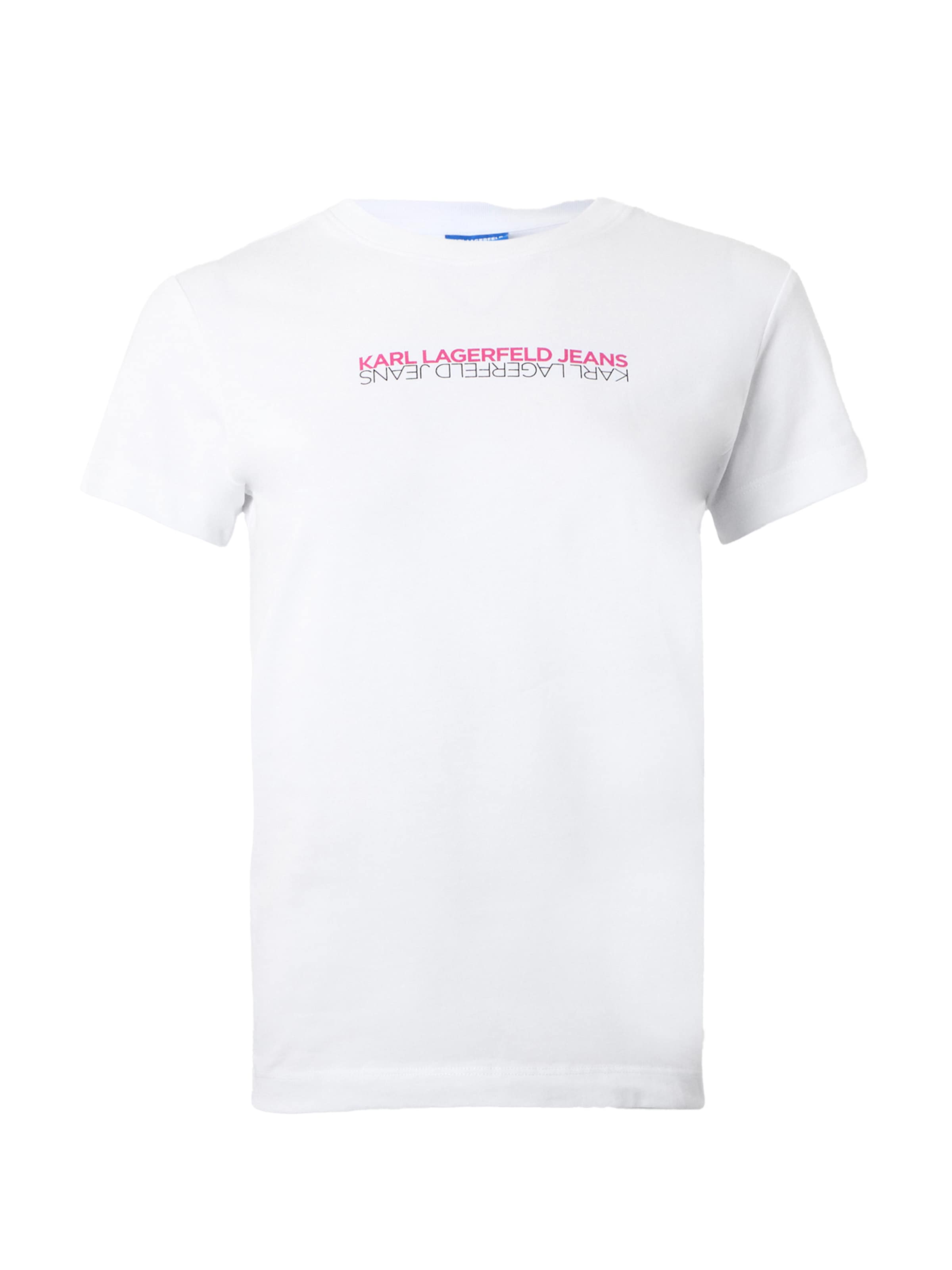 

KARL LAGERFELD JEANS Футболка в белом цвете