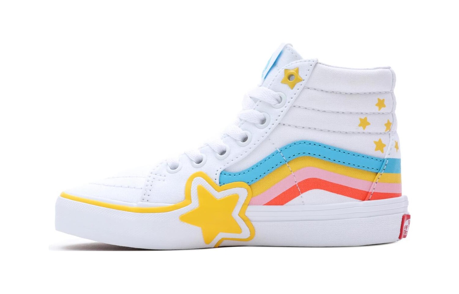 

Детские кроссовки для скейтбординга Vans SK8 HI BP, White