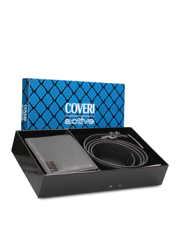 

Enrico Coveri Кошелек и пояс, черные