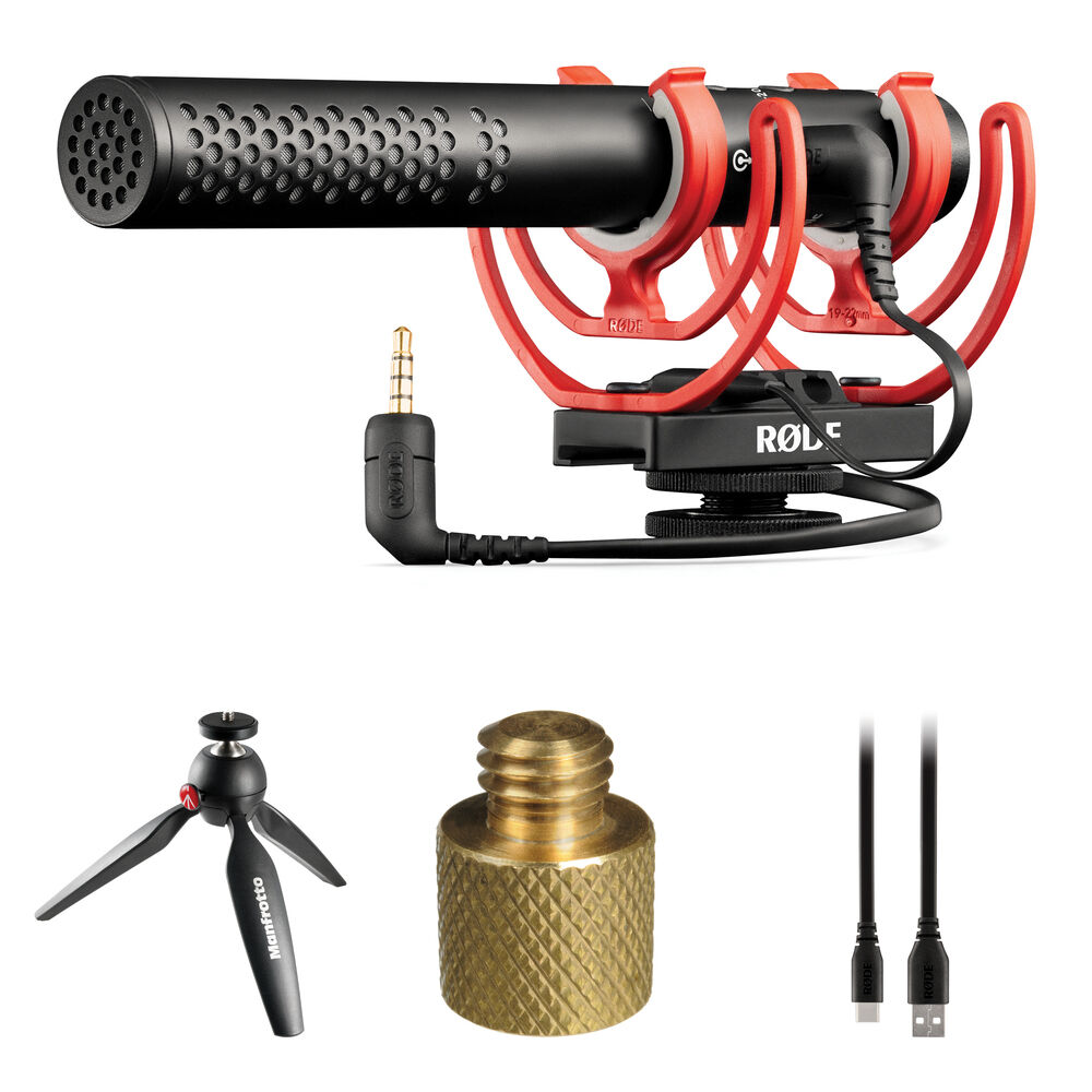 

Комплект микрофона-пушки RODE VideoMic NTG для крепления на камеру и компьютеров
