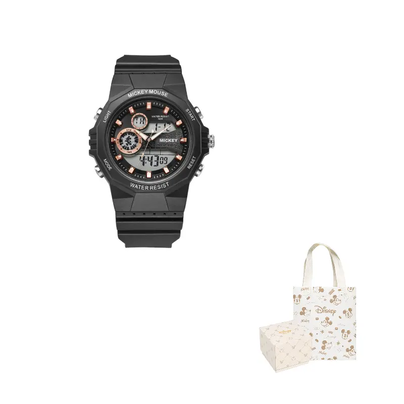 

Disney Часы Mickey Series Electronics + Quartz Movement Watch Unisex Black Dial, MK-15129B2 Black