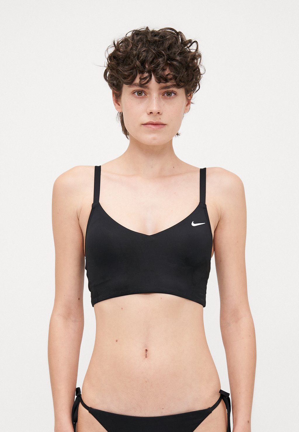 

Верх бикини V NECK MIDKINI Nike Performance, черный