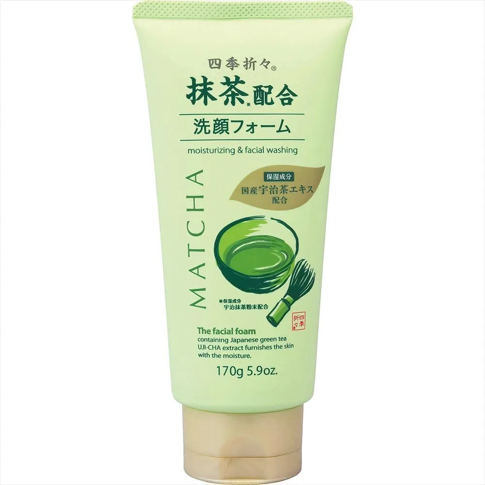 Гель-пенка для умывания с матча Shikioriori 170 г