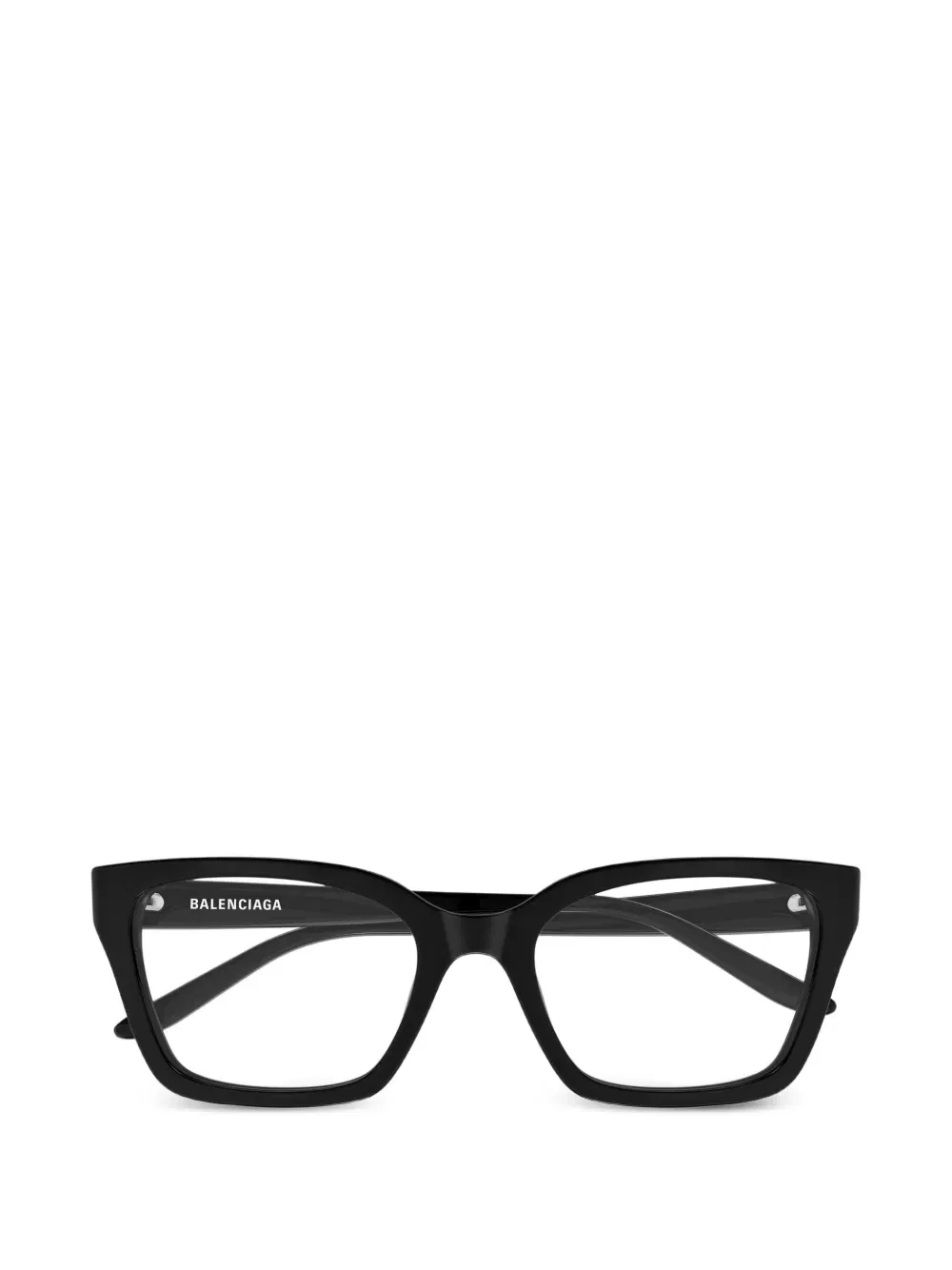 Очки в квадратной оправе Balenciaga Eyewear, черный