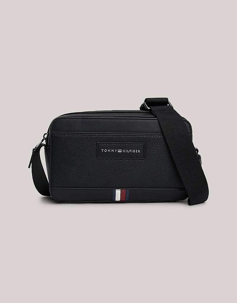

Черная структурированная репортерская сумка Tommy Hilfiger TH Business