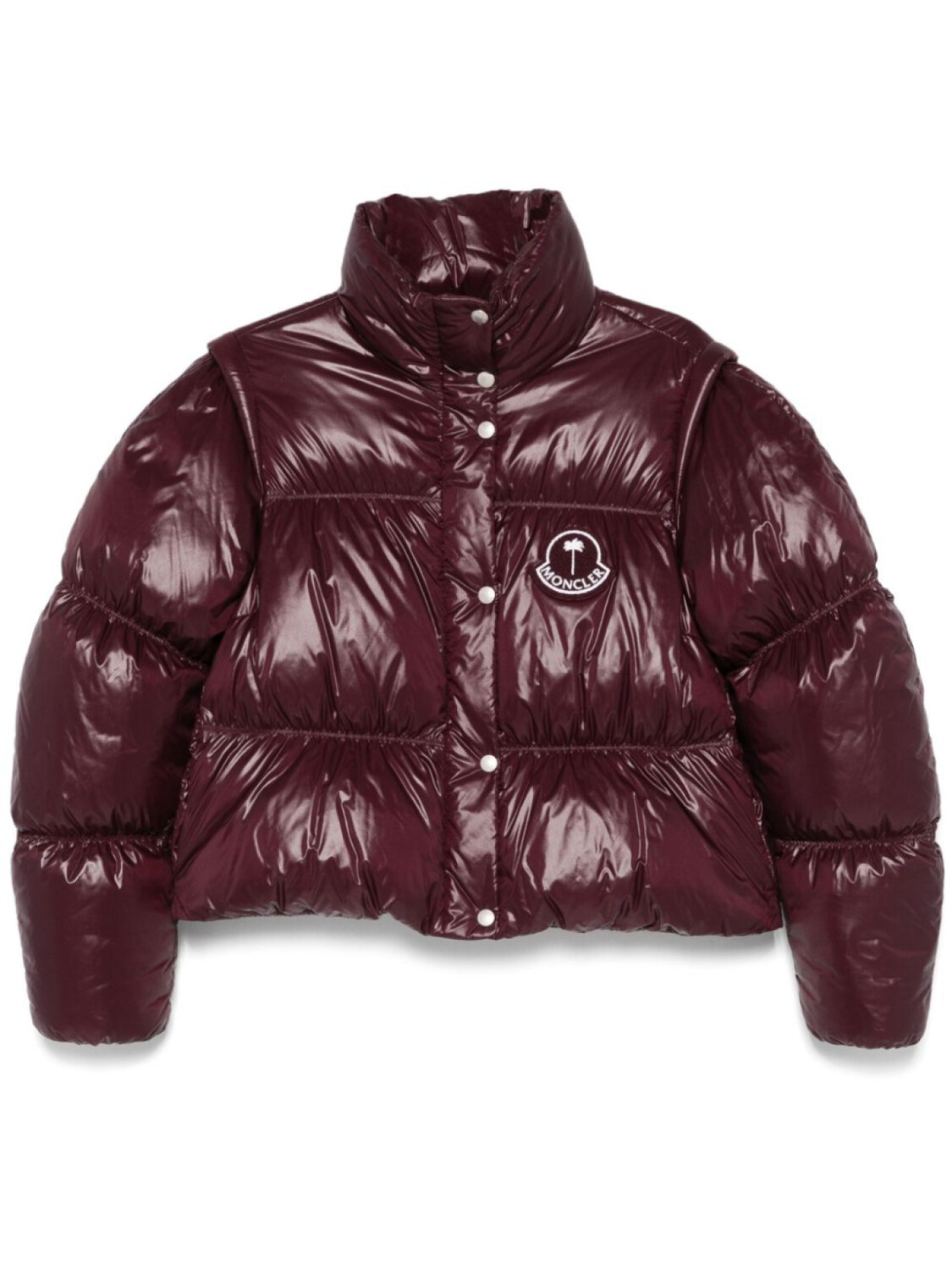 

Moncler куртка Noella из коллаборации с Palm Angels, красный