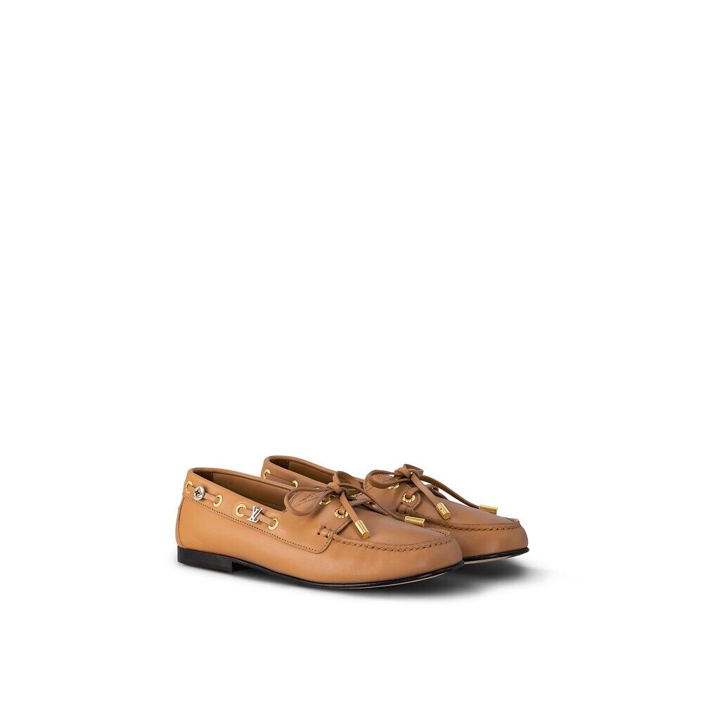 Туфли-лодочки Soho Flat Louis Vuitton, коричневый