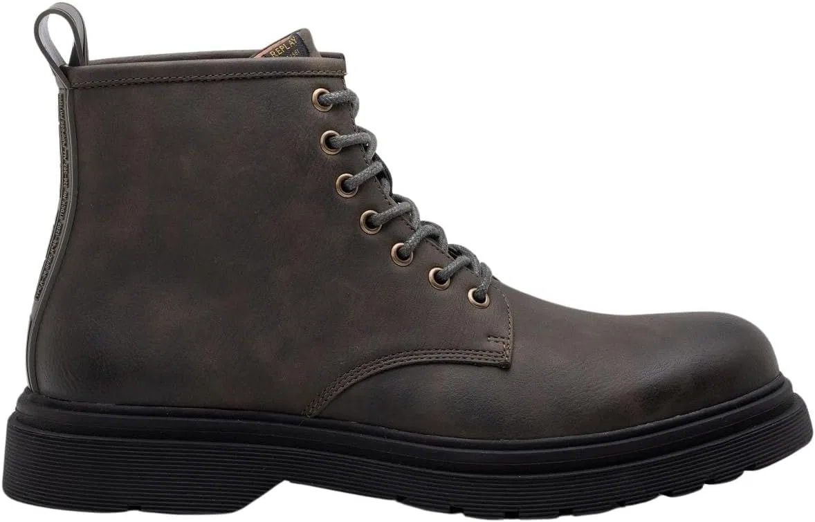 Ботинки Replay Herren Low Boot Stiefel mit Schnürsenkeln, 039Mil Grn — фото 3