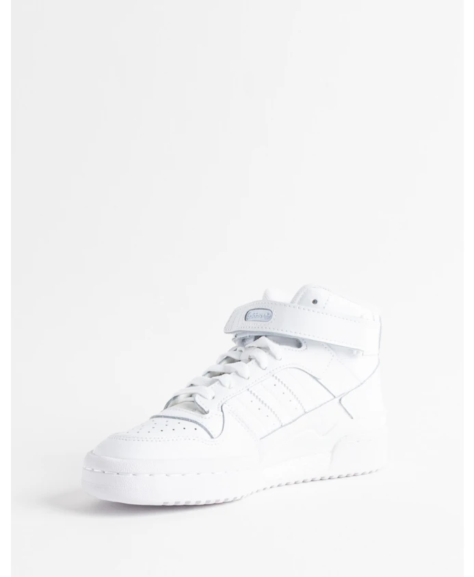 Кожаные кроссовки на резиновой подошве Adidas, белый — фото 3