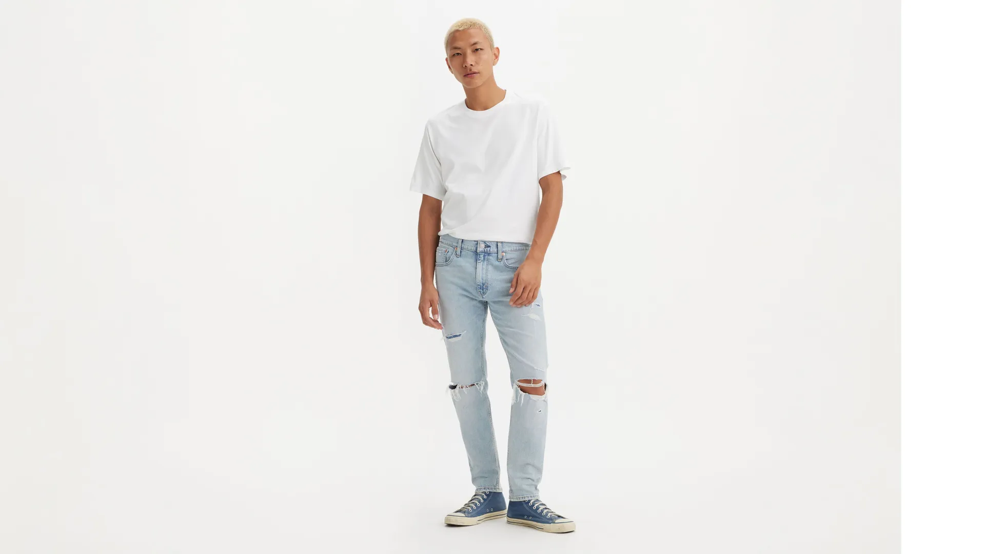 

Узкие мужские джинсы 512 зауженного кроя Levi's, цвет Pitch In - Light Wash - Stretch